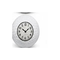 Golf ball with a clock face on a white background