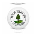 Frisbee with 'Isle of Wedmore Golf Courses' logo on a white background